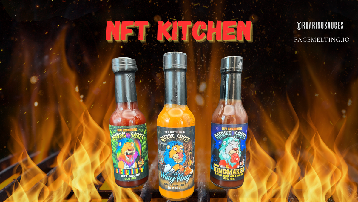 Nft Kitchen Face Melting Hot Sauce Bbq Sauce 9544