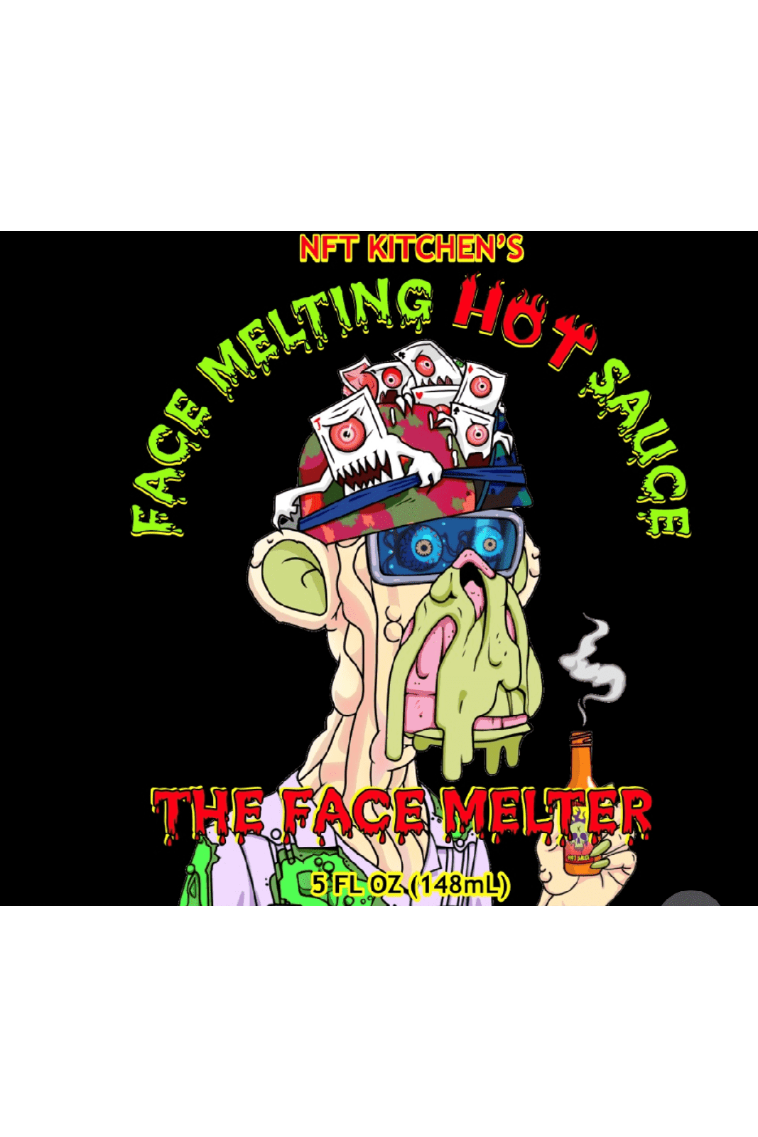THE FACE MELTER 5oz LIMITED EDITION WHITE LABEL